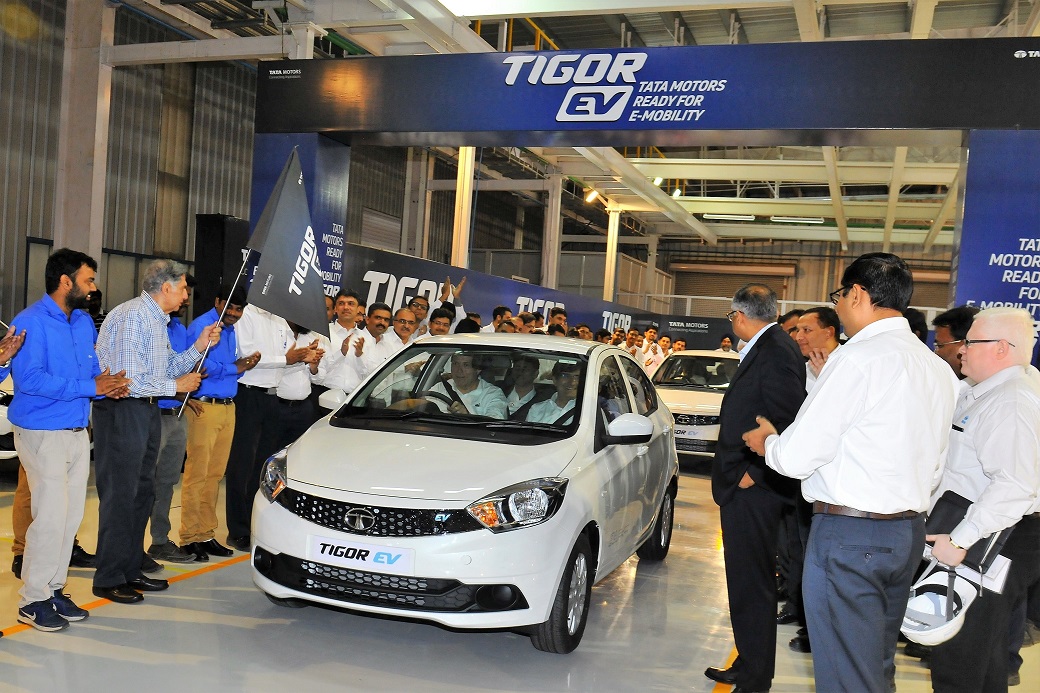 Tata Motors Rolls Out First Electric-Tigor For Energy Efficiency Services